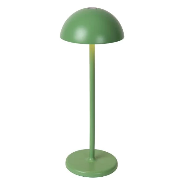 Lucide JOY - Oplaadbare Tafellamp Buiten - Accu/Batterij - Ø 12 cm - LED Dimb. - 1x1,5W 3000K - IP54 - Groen - detail 1